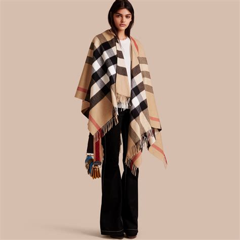 burberry girls poncho|burberry poncho shawl pockets.